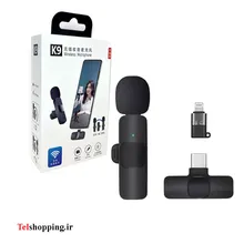 میکروفون یقه ای تکی k9 اصلی مناسب تایپ c و لایتنینگ